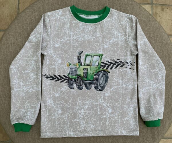 T-Shirt Mit Dem Lieblingsmotiv Traktor, Jersey Traktor Im Einsatz Auf Feld, Sweatshirt Trekker, Hoodie