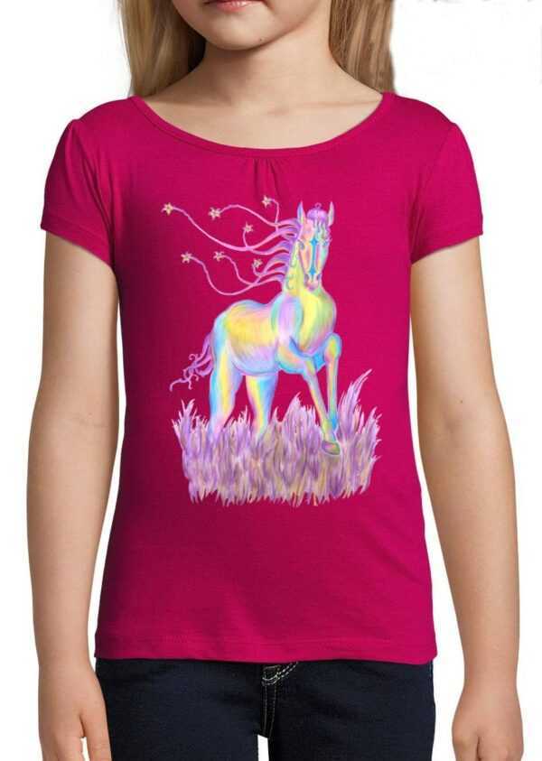 T-Shirt Mit Pferd Rose""/Fantasy Horse - Geschenke Für Pferdefreunde"""