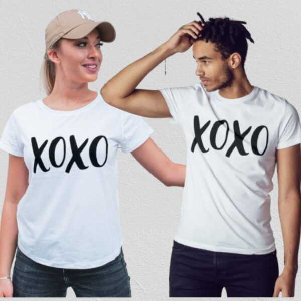 T Shirt Xoxo Für Frauen Und Männer, Couple T-Shirt, Familie T-Shirt , Freunde T-Shirt