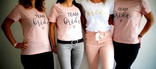 T-Shirts Junggesellinnenabschied, Shirt Bride To Be, T-Shirt Bride, Bachelorette Shirt, Shirt Pink, Tshirt Weiß, Bridesmaid
