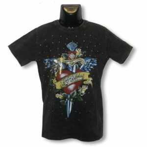 Tattoo Shirt Oldschool Heart -coole Gothic Shirts-Rockabilly T-shirts L