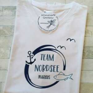 Team Nordsee Herren T-Shirt Personalisiert