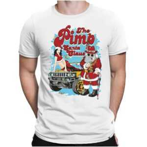 The Pimp Santa Claus - Herren Fun T-Shirt Bedruckt Small Bis 4xl Papayana