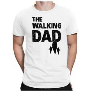 The Walking Dad Black - Herren Fun T-Shirt Bedruckt Small Bis 4xl Papayana