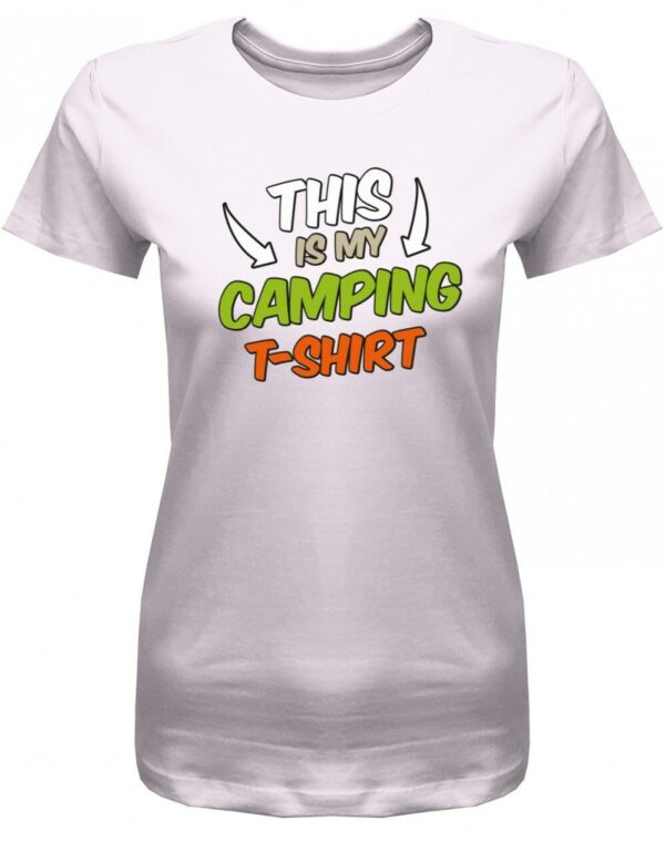 This Is My Camping Shirt - Camper Damen T-Shirt