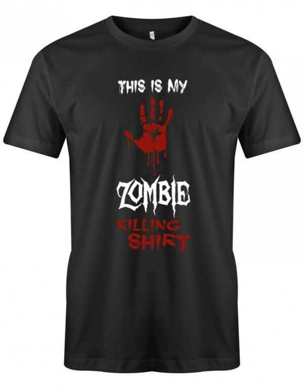 This Is My Zombie Killing Shirt - Halloween Herren T-Shirt
