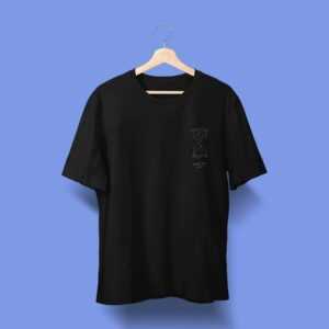 Time & Space - T-Shirt Unisex, Oversized T Shirt Aus 100% Bio-Baumwolle | Teha