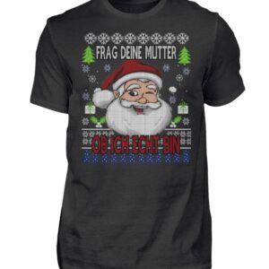 Ugly Christmas T-Shirt Sweater Frag Deine Mutter Shirt Zu Weihnachten Xmas T-Shirt Weihnachts Outfit Geschenk