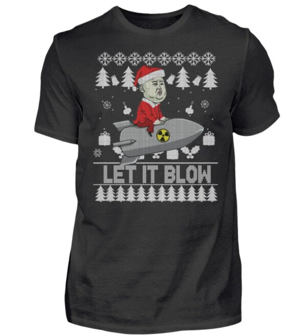 Ugly Christmas T-Shirt Sweater Let It Blow Shirt Zu Weihnachten Xmas T-Shirt Weihnachts Outfit Humor Geschenk