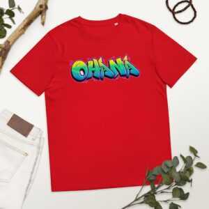 Unisex Organic Cotton T-Shirt | Printed Bio-Washed 100% Half Sleeve Regular Fit Casual For Graffiti