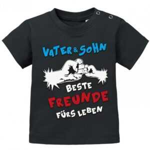 Vater Und Sohn - Beste Freunde Fürs Leben Comic Baby T-Shirt