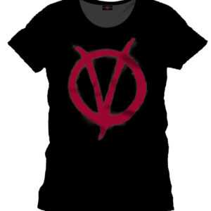 Vendetta Logo T-Shirt Guy Fwakes Merchandise S