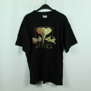 Vintage Africa 90S T-Shirt, Size L, Clothing, T-Shirt, Print, Illustration, Elephant | Kk/20/08/323