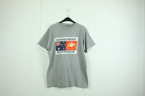 Vintage Australia Down Under 90S T-Shirt, Size L, Souvenir T-Shirt, Clothing, Print, Illustration | Kk/21/03/246