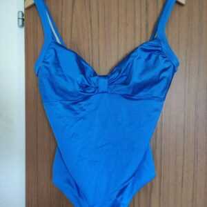 Vintage Badeanzug Swimmsuit 80Er Blau Blue