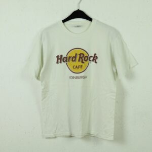 Vintage Hard Rock Cafe Edinburgh T-Shirt, Größe S, 90Er, Souvenir Illustration, Print | Kk/21/04/069