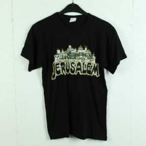 Vintage Jerusalem 90S T-Shirt Mit Print, Größe S, 90Er, Illustration | Kk/21/04/236