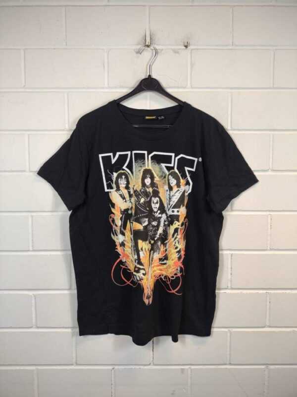 Vintage Kiss T-Shirt, Size L/xl, Merchandise, Band Print, Clothing