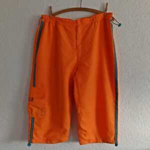 Vintage Shorts/Bermuda in Orange Badeshorts Kurze Hosen Sportshorts Beach Y2K