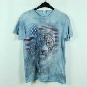 Vintage Tiger Tie Dye T-Shirt, Size S, 90S Clothing, T-Shirt, Print, Tiger, Use Flag | Kk/20/07/375