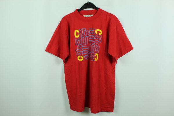Vintage Typography 90S T-Shirt, Size L, Clothing, T-Shirt, Print, | Kk/20/08/415