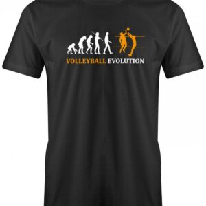 Volleyball Evolution - Volleyballer Herren T-Shirt