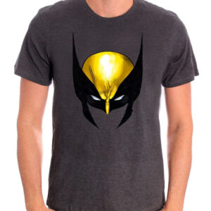 Wolverine Maske Motiv T-Shirt für Superhelden M