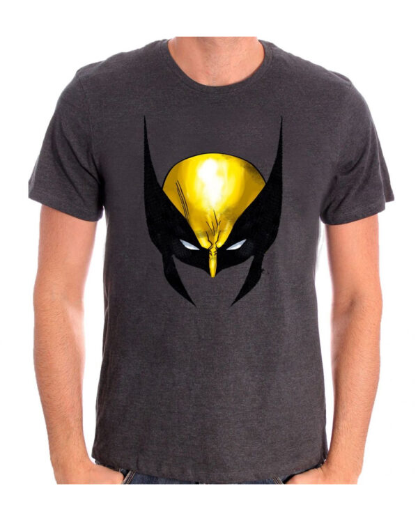 Wolverine Maske Motiv T-Shirt für Superhelden M