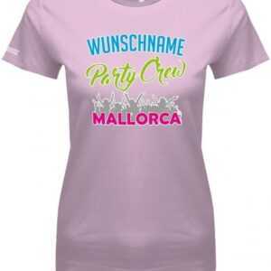 Wunschname Party Crew Mallorca - Damen T-Shirt