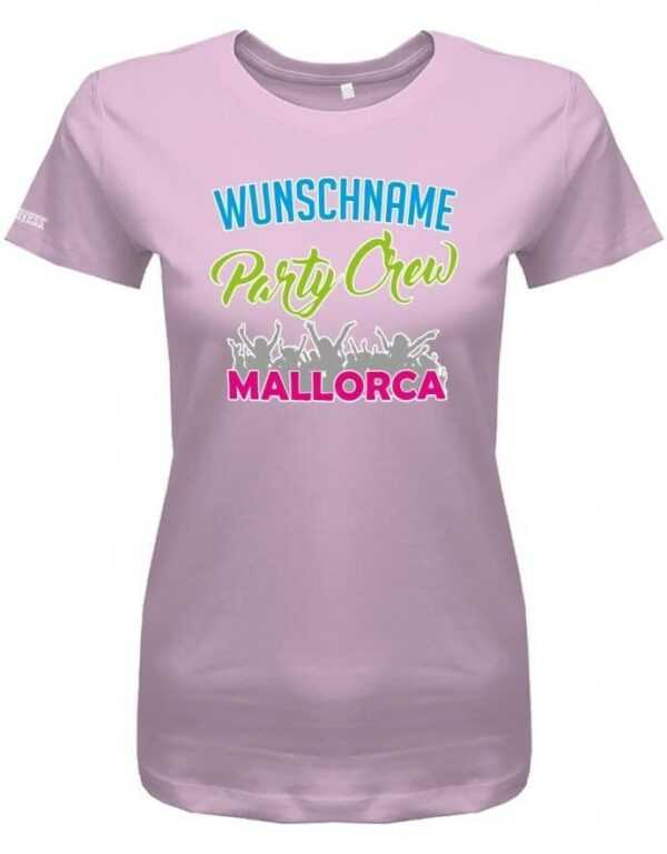 Wunschname Party Crew Mallorca - Damen T-Shirt