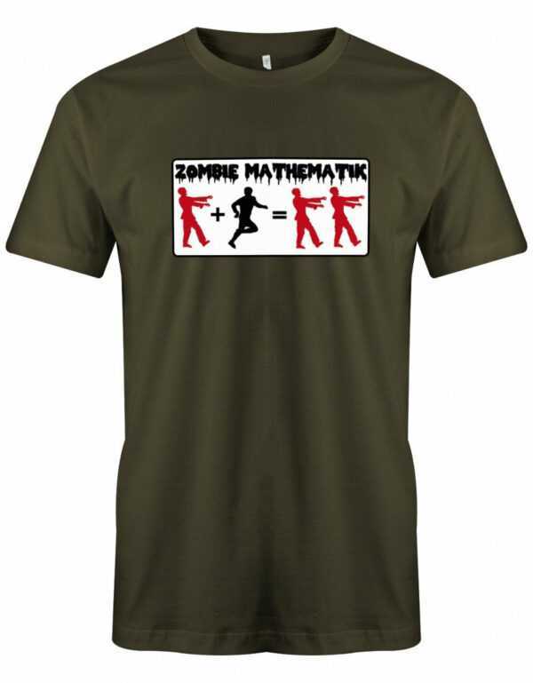 Zombie Mathematik - Halloween Herren T-Shirt