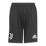 adidas Juventus Turin Short Away 2021/2022 Kids Schwarz
