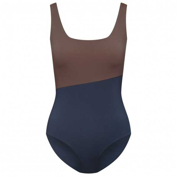 boochen - Women's Langeoog Swimsuit - Badeanzug Gr L;M;S;XL;XS;XXL braun/blau/schwarz;oliv/schwarz