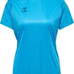 hummel Core XK Poly T-Shirt Damen 211944-8729 BLUE DANUBE - Gr. M