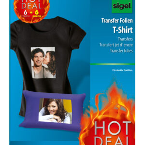 sigel T-Shirt Inkjet-Transfer-Folien 'HOT DEAL' Aktion,250my