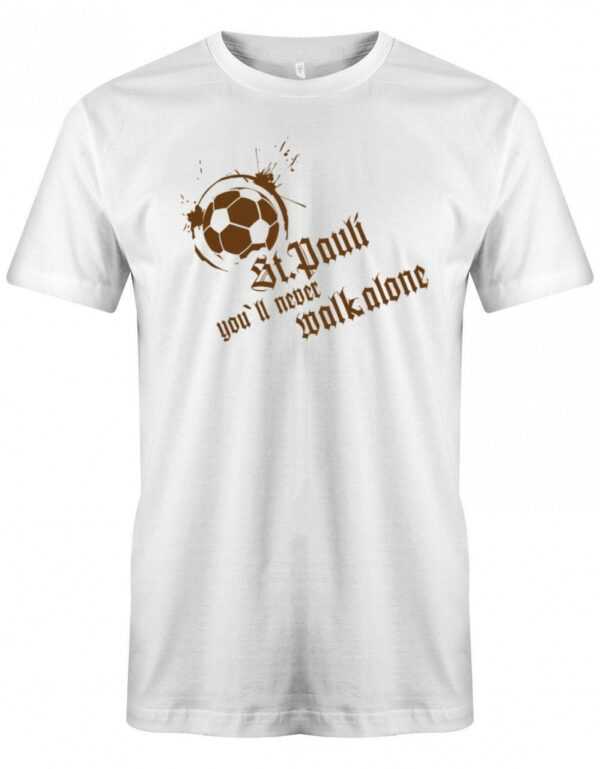 st. Pauli You Will Never Walk Alone - Hamburg Herren T-Shirt