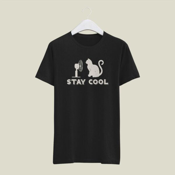 stay Cool Cat T-Shirt, Bestfriend Shirt, Cute Kitty Tee, Kitten Gift For Cats Lover, Mom Shirts, Dad Shirt