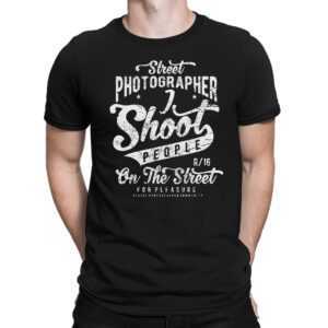 street Photographer - Herren Fun T-Shirt Bedruckt Small Bis 4xl Papayana