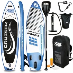 ® SUP Board 320cm Blau aufblasbar Stand Up Paddle Set Surfboard Paddling Premium - Re:sport