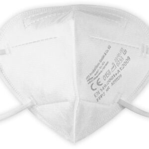 Filtrierende Halbmasken FFP2 FFP2-Atemschutzmaske, (Packung, 20 St.), Made in germany