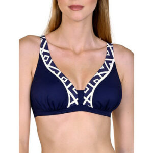 Lisca Bikini Ober- und Unterteile Bügel-Badeanzug-Oberteil Costa Rica blau