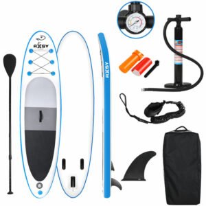 Manta - SGODDE Aufblasbare SUP Board Set Stand Up Paddle Board 320x76x15cm 10.6' 15cm Dick Surfboard mit Komplettes Zubehör Belastbarkeit bis 350 lbs