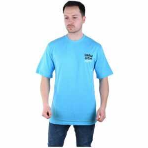 Oversize Herren T-Shirt Basic Long Tee Designer Shirt Basic Tee Sommer TS-5001 2XL Blau