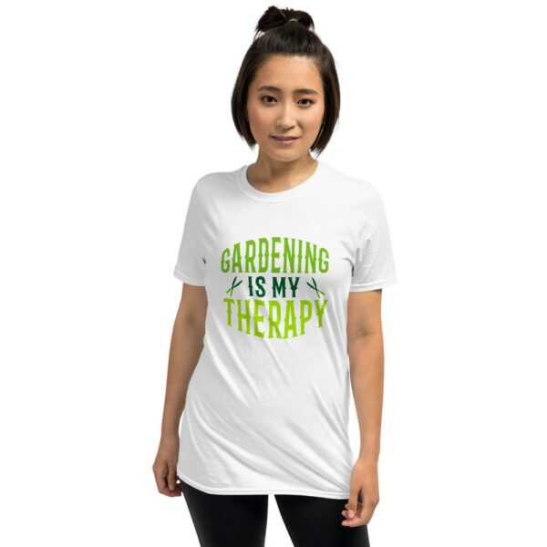 Plants Gardener Gifts Gardening Garden T-Shirt With Is My Therapy. Plant Lover T Shirts Gardening Gifts Women