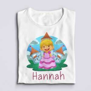 Prinzessin T-Shirt, Geburtstagshirt, Geschenk Für Kinder, Mädchen, Individuelles Shirt, Personalisiert, Schulkind, Kindergarten