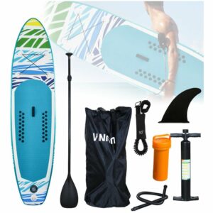 SUP Board,Surfboard Aufblasbar Stand Up paddle 320cm, Rucksack - Paddling Board Grün und weiß - Randaco