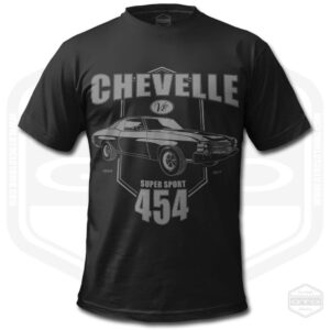 Second Gen Chevelle Tribute Herren T-Shirt Schwarz | American Muscle Car Fan Art Geschenkidee S-6xl Hergestellt in Usa