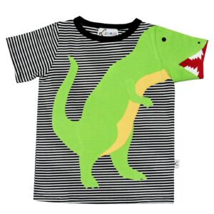 T-Shirt Dinosaurier Luanimals Dino Grün Baumwolle Fan Geschenk