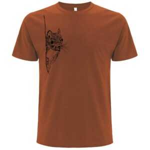 T-Shirt Mit Eichhörnchen Print