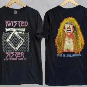 Vintage 1984 Twisted Sister Stay Hungry Tour Play It Load Mutha T-Shirt, Shirt, Band Heavy Metal T-Shirt